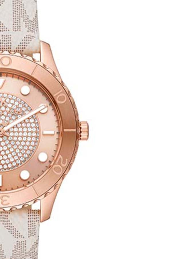 Michael Kors Women's Analog Polyurethane Wrist Watch MK6980 - Image 4