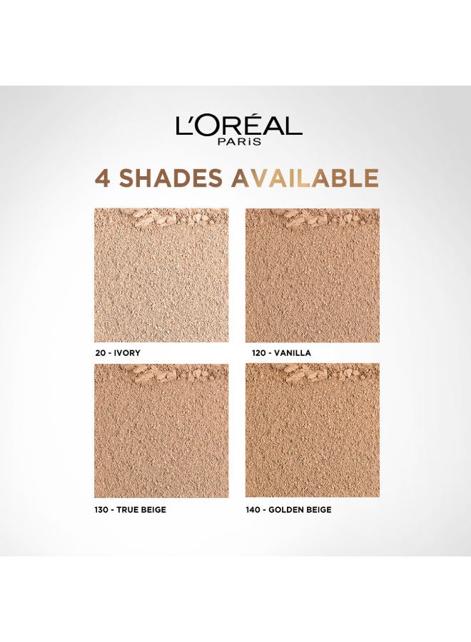 L'OREAL PARIS - Infaillible 24H Fresh Wear Foundation In A Powder - Waterproof, Full Matte Coverage Transferproof Makeup 120 Vanilla - Image 1