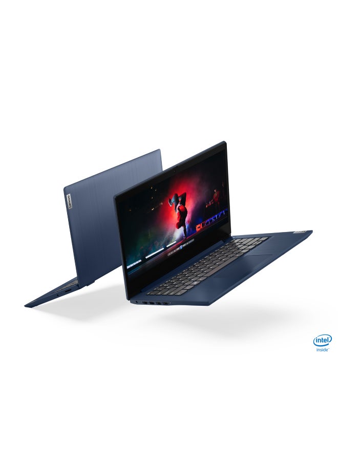 IdeaPad 3 14IIL05 Laptop with 14-Inch FHD Display, 10th Gen Core i3-1005G1 / 4GB RAM / 1TB HDD / Intel UHD Graphics / Windows 10 / English/Arabic Abyss Blue