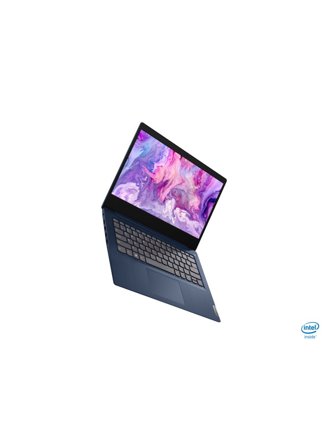 IdeaPad 3 14IIL05 Laptop with 14-Inch FHD Display, 10th Gen Core i3-1005G1 / 4GB RAM / 1TB HDD / Intel UHD Graphics / Windows 10 / English/Arabic Abyss Blue