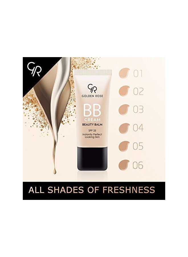 جولدن روز كريم بي بي بيوتي بالم متوسط بعامل حماية من الشمس SPF 25 بيج رقم. 4 - Image 3