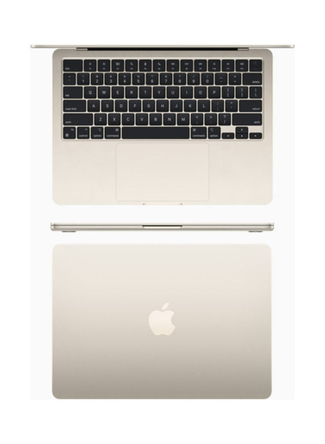 Apple - MacBook Air 13.6-Inch Display, Apple M2 chip With 8-Core CPU And 8-Core GPU, 256GB SSD/Integrated Graphics English Starlight - Image 1