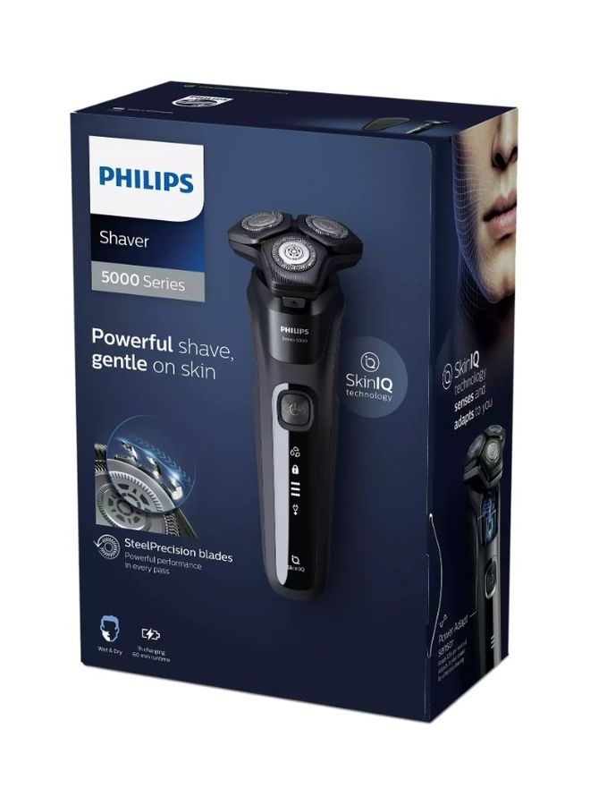 Shaver series 5000 Wet and Dry Electric Shaver S5588/30 Deep Black - v1673582653/N53377153A_4