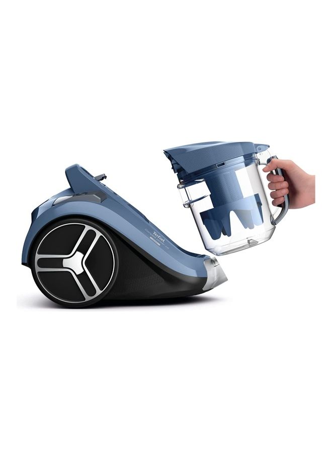 Tefal - Vacuum Cleaner | Compact Power XXL Canister Bagless Vacuum Cleaner | 4 Accessories | Easy-Emptying Dust Container | 6.2 m Cord | 2 Years Warranty 550 W TW4871HA Blue/ Grey - Image 1