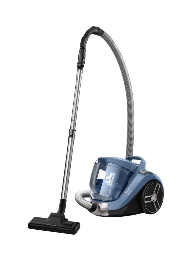 Tefal - Vacuum Cleaner | Compact Power XXL Canister Bagless Vacuum Cleaner | 4 Accessories | Easy-Emptying Dust Container | 6.2 m Cord | 2 Years Warranty 550 W TW4871HA Blue/ Grey - Image 1
