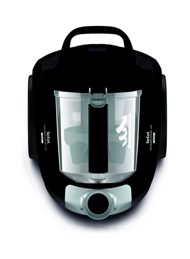 Tefal - Vacuum Cleaner | Compact Power XXL Bagless Canister Vacuum Cleaner | 1 Accessory | 2.5L Easy-Emptying Dust Container | 6.2 m Cord |   2 Years Warranty 550 W TW4825HA Black/Silver - Image 1