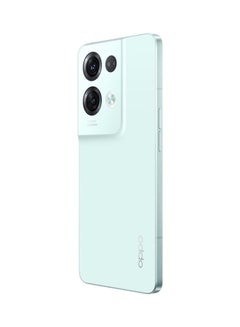 أوبو هاتف Reno 8 Pro 5G ثنائي الشريحة باللون الأخضر اللامع وذاكرة الوصول العشوائي (RAM) سعة 8 جيجابايت وسعة 256 جيجابايت - الإصدار العالمي  - Image 3