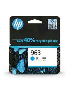 HP 963 Original Ink Cartridge Cyan  - Image 1
