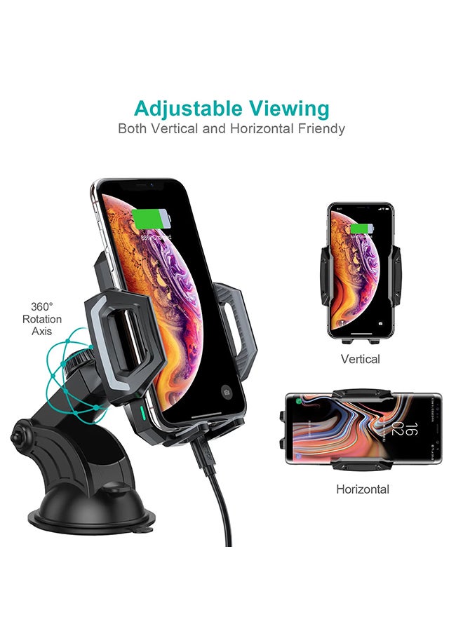 تشوتيك شاحن سيارة لاسلكي عالمي بقوة 15 وات - Image 2