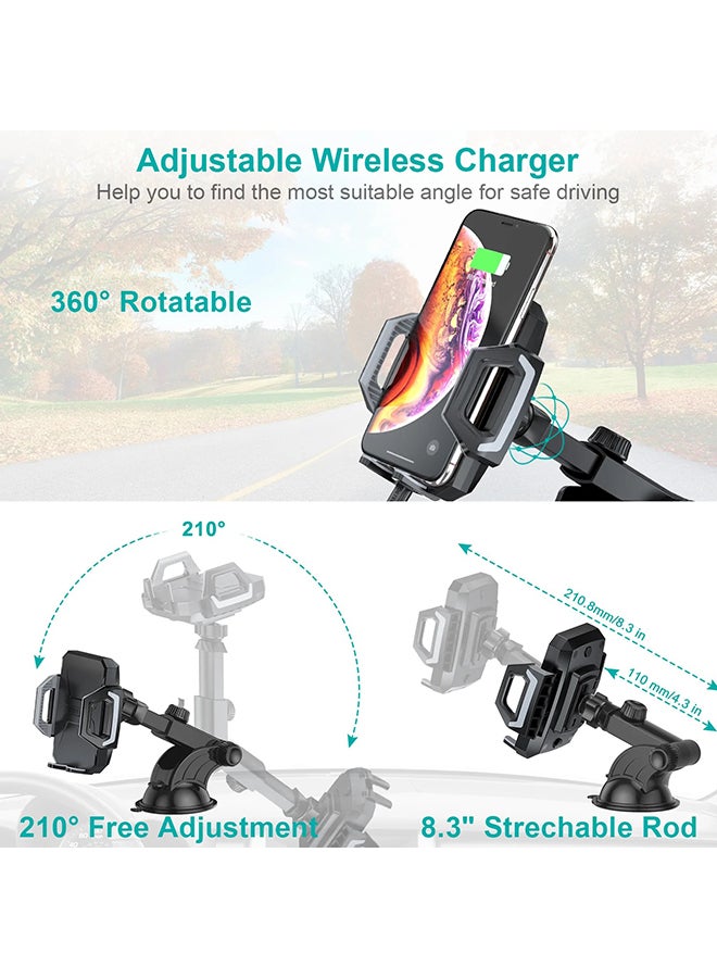 تشوتيك شاحن سيارة لاسلكي عالمي بقوة 15 وات - Image 3