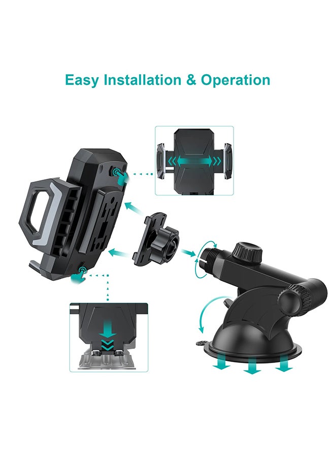تشوتيك شاحن سيارة لاسلكي عالمي بقوة 15 وات - Image 5