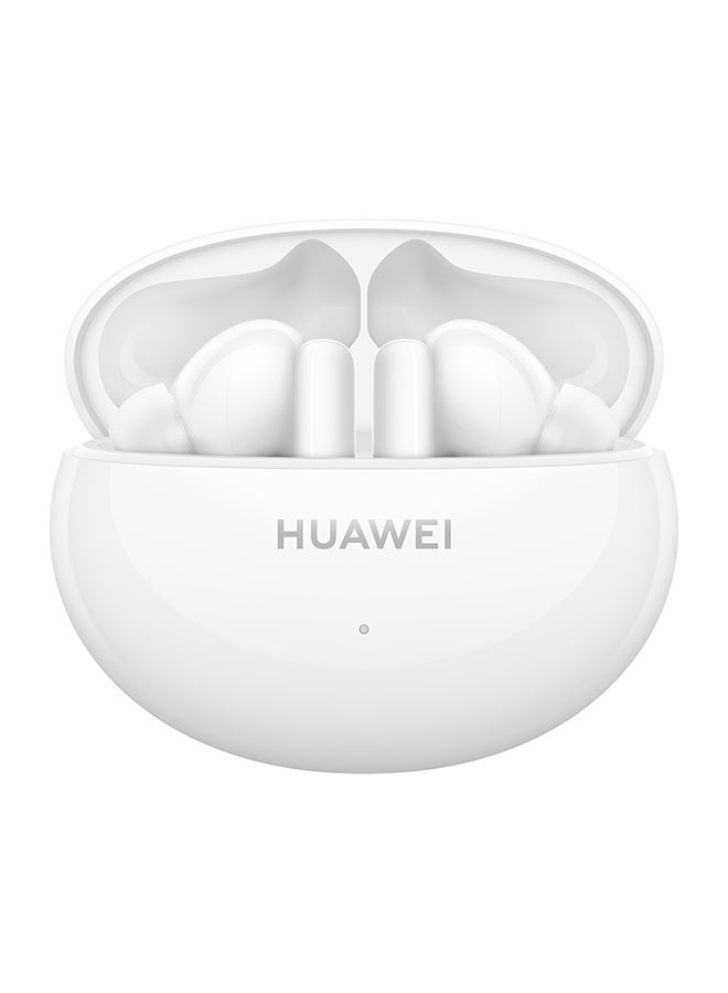 HUAWEI - FreeBuds 5i Wireless Earphone, TWS Bluetooth Earbuds, Hi-Res Sound, Noise Cancellation, 28-hr Battery Life, Dual Device Connection, Comfort Wear Ceramic White - Image 1