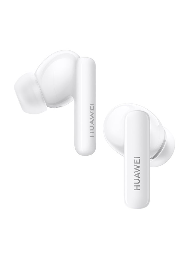 HUAWEI - FreeBuds 5i Wireless Earphone, TWS Bluetooth Earbuds, Hi-Res Sound, Noise Cancellation, 28-hr Battery Life, Dual Device Connection, Comfort Wear Ceramic White - Image 1