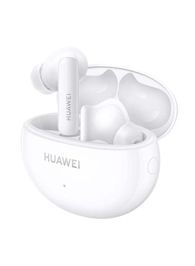 HUAWEI - FreeBuds 5i Wireless Earphone, TWS Bluetooth Earbuds, Hi-Res Sound, Noise Cancellation, 28-hr Battery Life, Dual Device Connection, Comfort Wear Ceramic White - Image 1