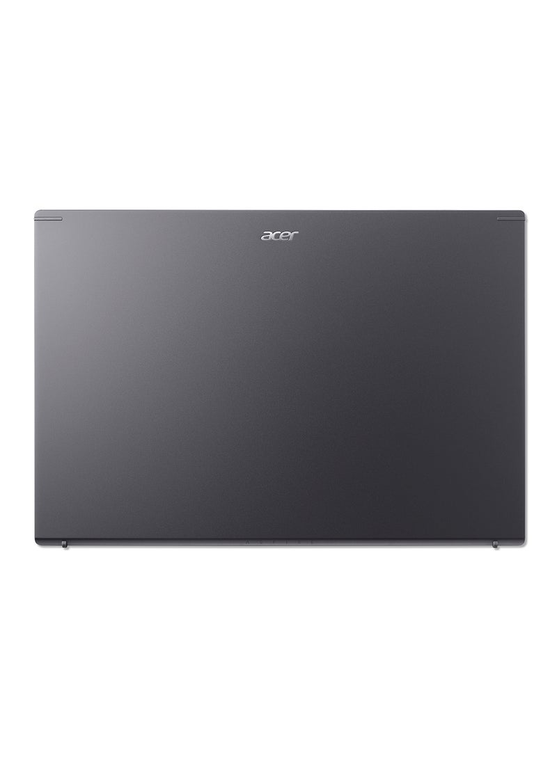 Acer - Aspire 5 A514 Notebook With 12th Gen Intel Core i5-1235U 10 Cores Upto 4.40GHz/8GB DDR4 RAM/512GB SSD/2GB Nvidia MX550 Graphics/14 Inch FHD IPS Display/Win 11 Home/WiFi-6E/FingerPrint/Backlit English/Arabic Steel Gray - Image 1