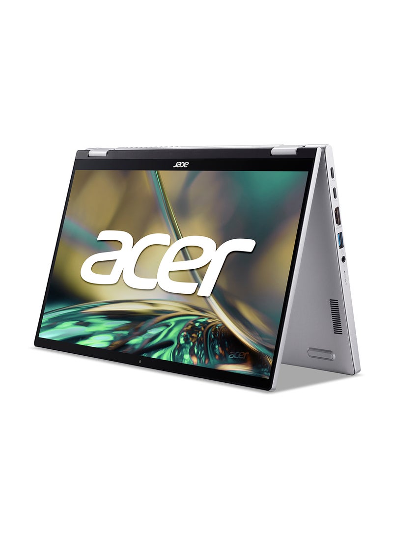 Acer - Spin 3 SP314 Convertible Notebook With 12th Gen Intel Core i5-1235U 10 Cores Upto 4.40GHz/8GB LPDDR4X RAM/512GB SSD Storage English/Arabic Pure Silver - Image 1