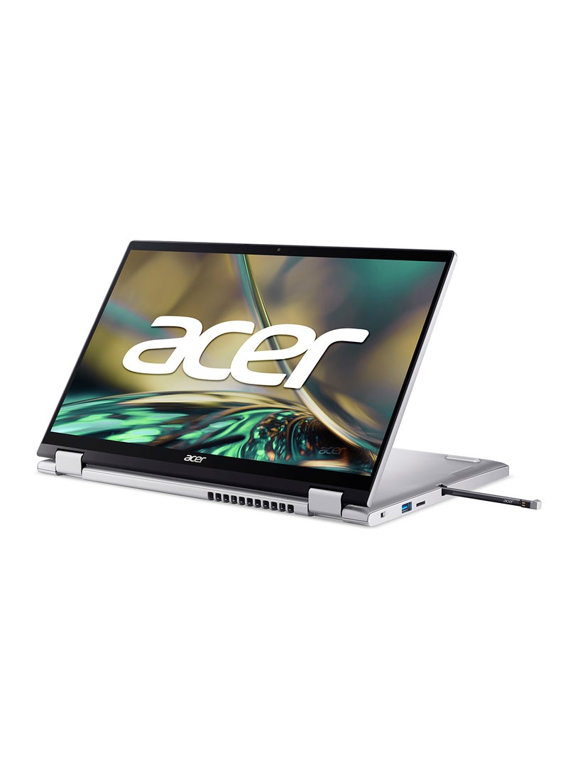Acer - Spin 3 SP314 Convertible Notebook With 12th Gen Intel Core i5-1235U 10 Cores Upto 4.40GHz/8GB LPDDR4X RAM/512GB SSD Storage English/Arabic Pure Silver - Image 1