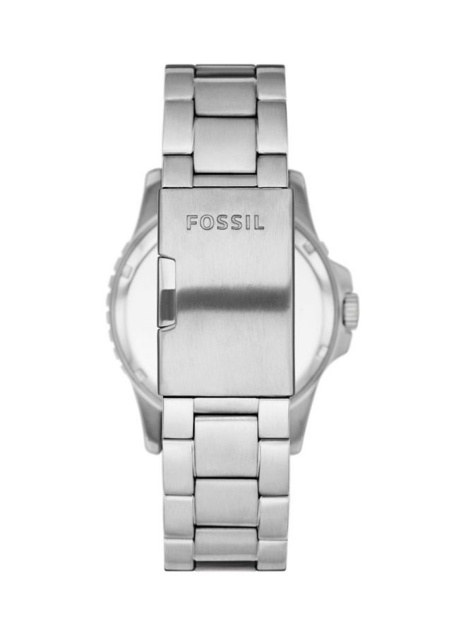 FOSSIL Men's Three Hand Date Stainless Steel Wrist Watch  - Image 2