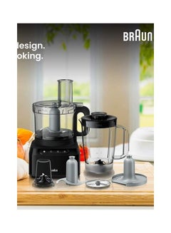 براون محضر طعام 7 في 1 800.0 W FP3132BK أسود  - Image 1