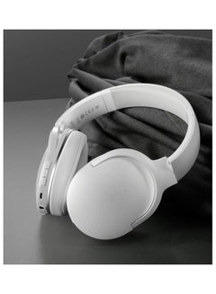بيسوس سماعات رأس لاسلكية Encok D02 Pro Bluetooth V5.3، سماعة رأس رياضية قابلة للطي، سماعة رأس للألعاب بدون استخدام اليدين لأجهزة iPhone وAndroid لون أبيض  - Image 4
