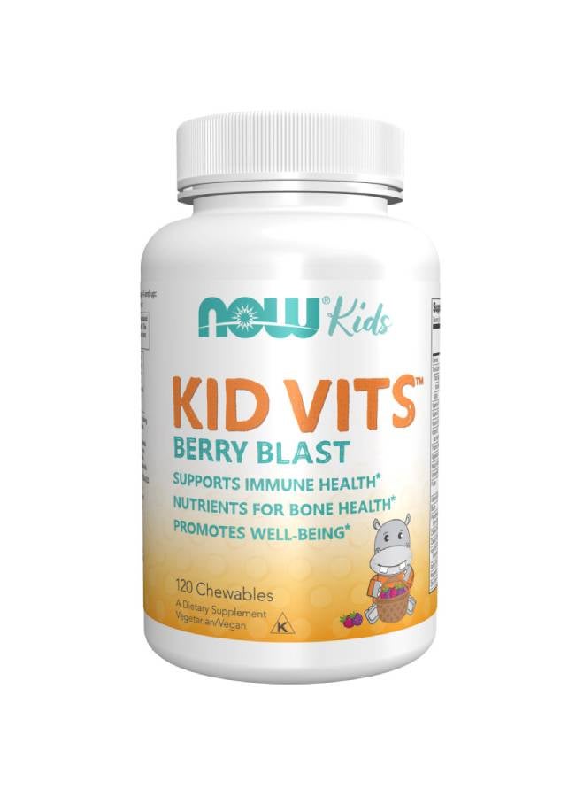now - Kid Vits Berry Blast - 60 Serv. - 120 Chewables - Image 1