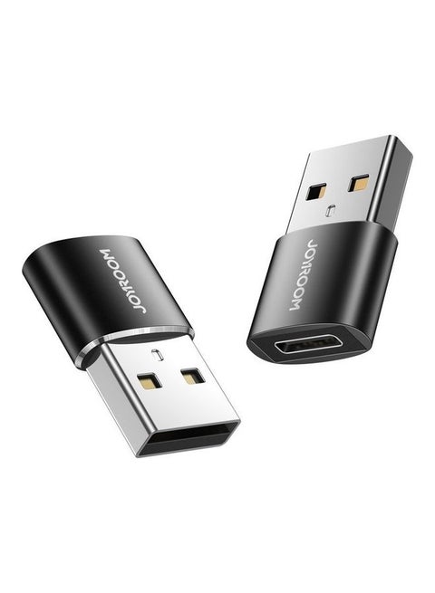 Adapter USB Type C Female To USB Male Black