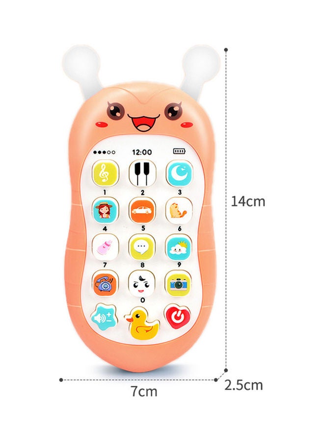 Kidle - Baby Simulation Early Educational Music  Story Phone Remote Control Toy 7*2.5*14cm - Image 1