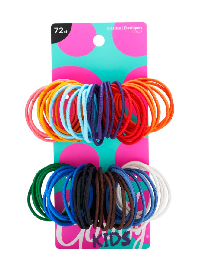 قودي  أشرطة مطاطية أوتشلس من 72 قطعة متعدد الألوان 2مم - Image 1