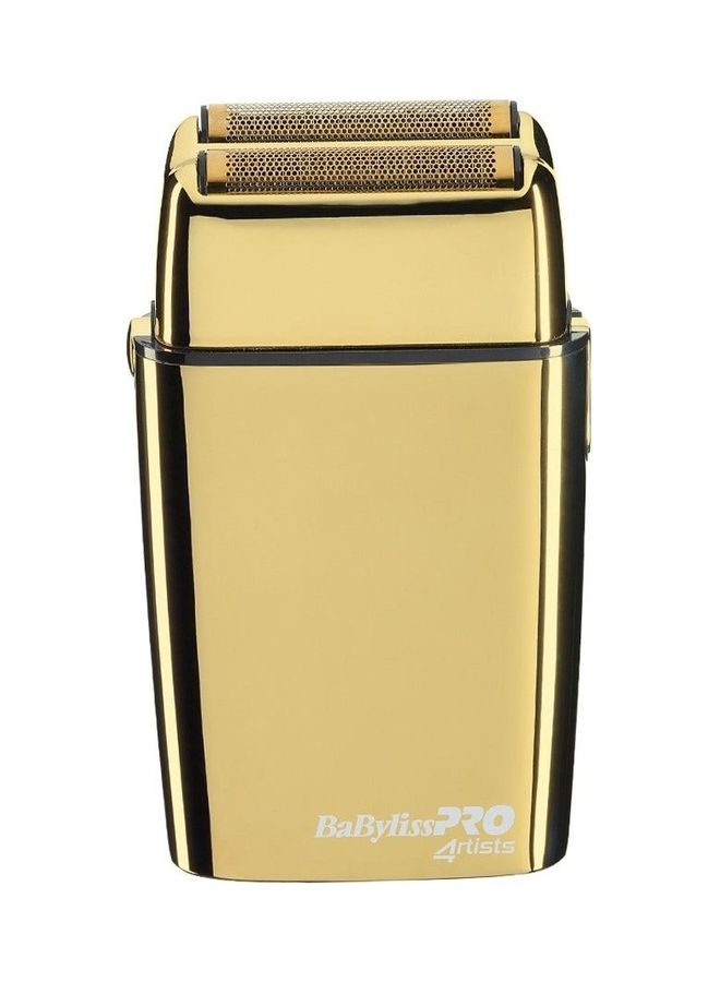 babyliss Shaver Metal Dual Foil Gold 