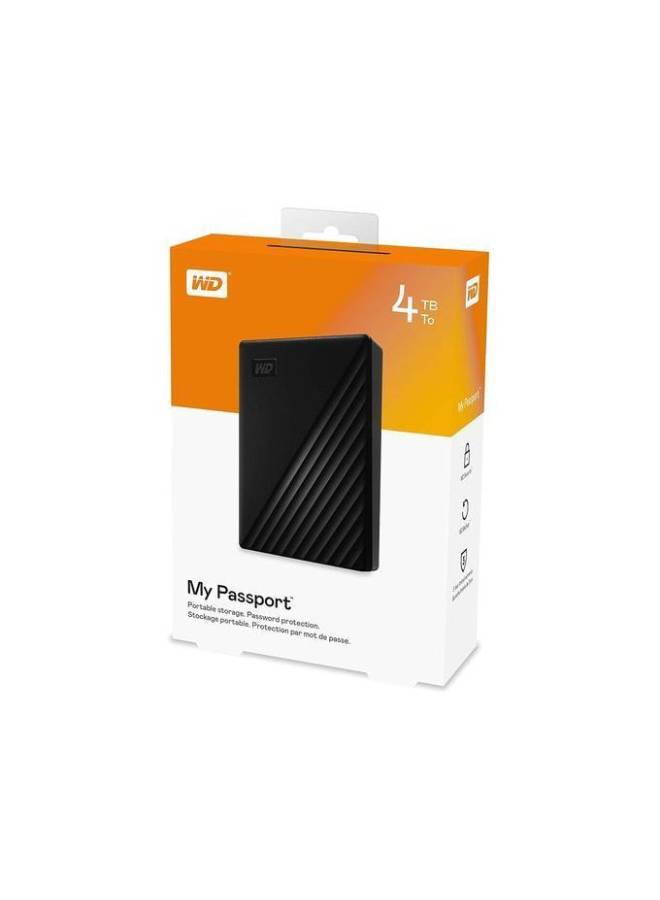 WD My Passport External USB 3.0  Portable Hard Disk Drive HDD 4 TB 