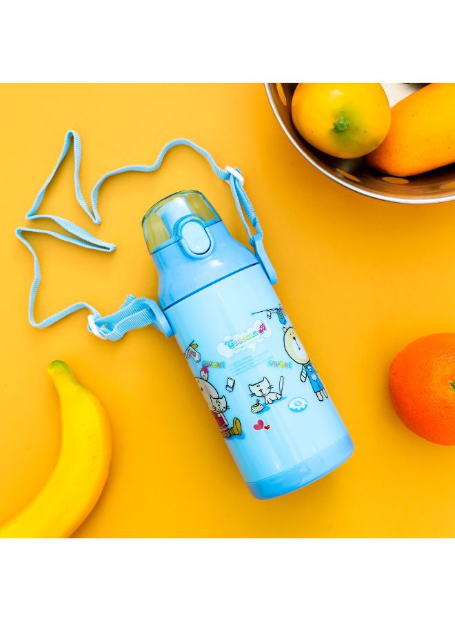 Royalford Carton Printed Water Bottle Blue/Pink/Yellow - Assorted  - Image 4