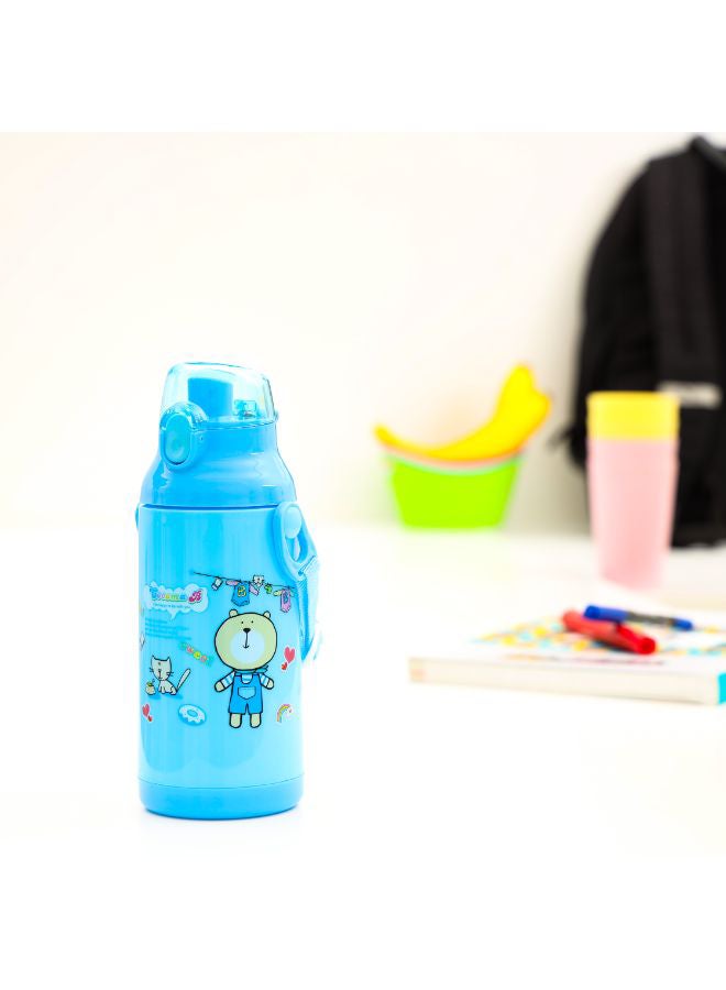 Royalford Carton Printed Water Bottle Blue/Pink/Yellow - Assorted  - Image 5