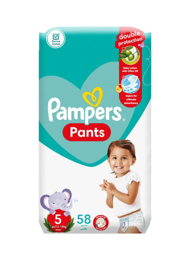 Diaper Pants, Size 5, 12-18 Kg, 58 Diapers - v1673869888/N53377913A_2