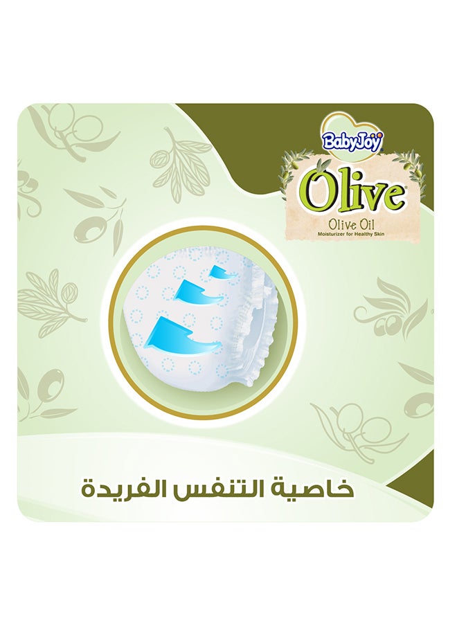 BabyJoy Olive Tape Diaper, Size 4, Large, 10-18 Kg, Mega Pack, 50 Diapers  - Image 3