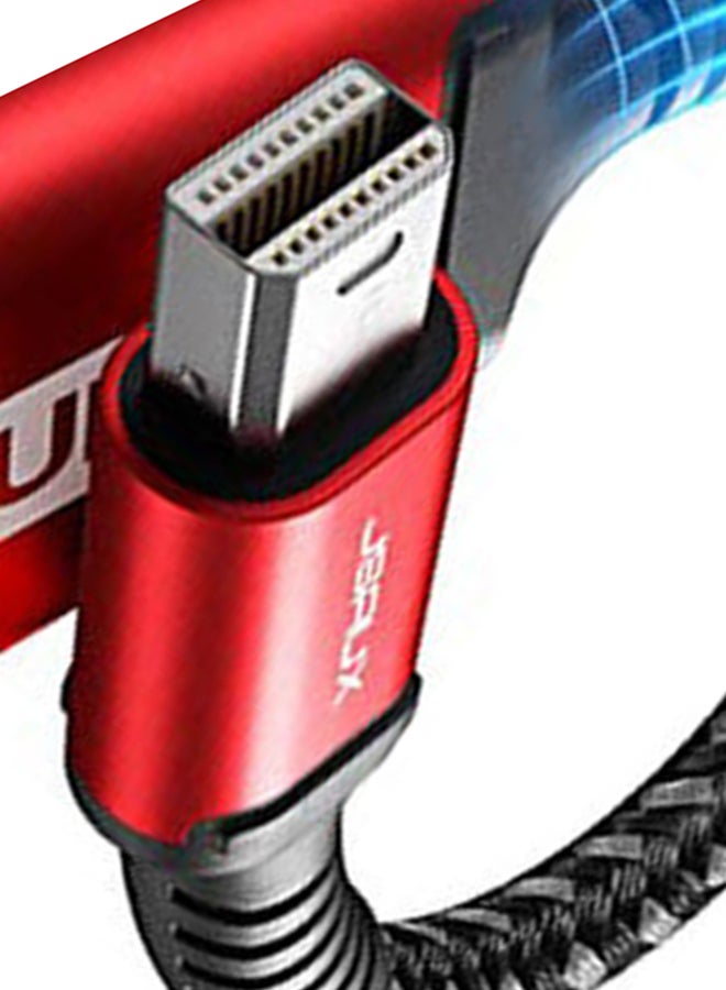 Mini Dp-Hdmifemaleadapter Flex Series .21M Red