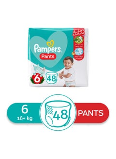 Pampers Diaper Pants, Size 6, 16+ Kg, 48 Diapers  - Image 1