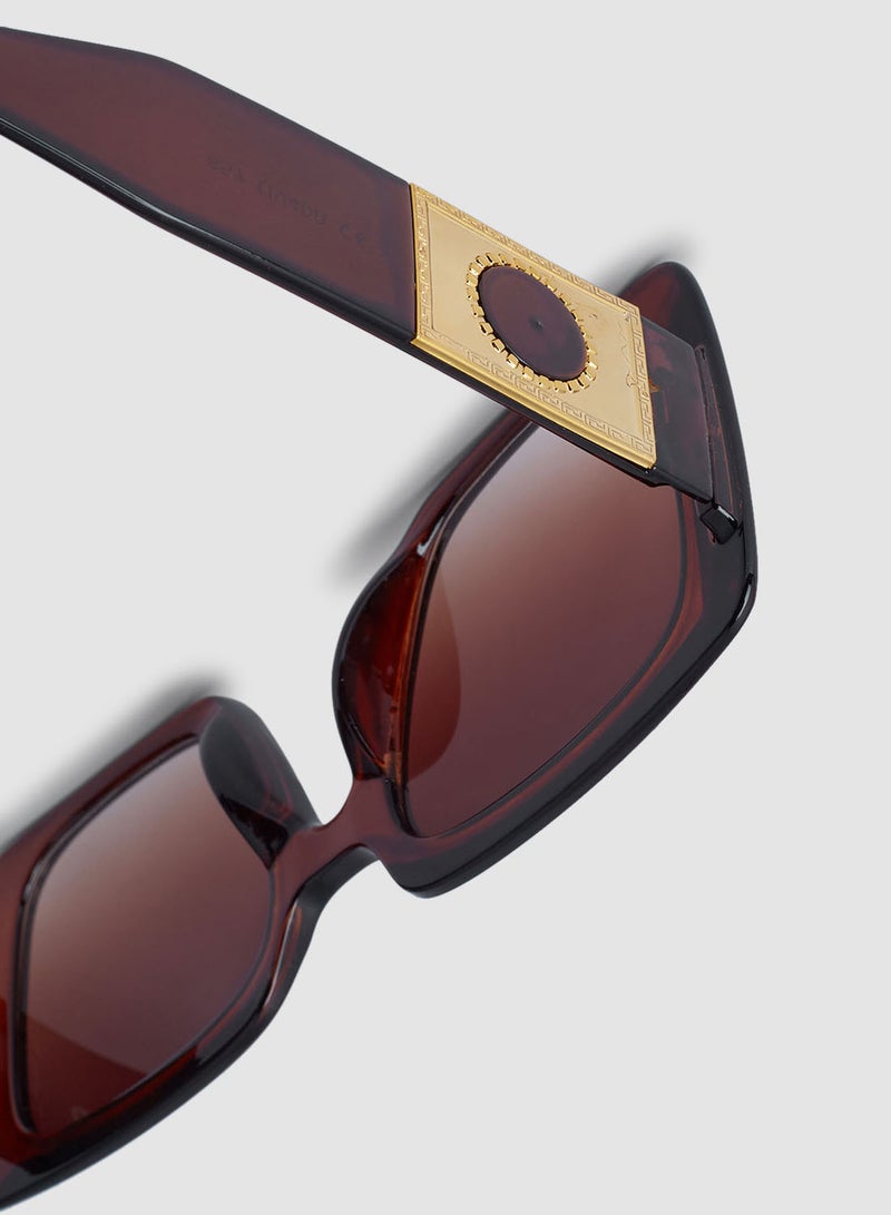 Women's Flexible And Corrosion Resistant Frame Square Sunglasses 657L3 - Image 5