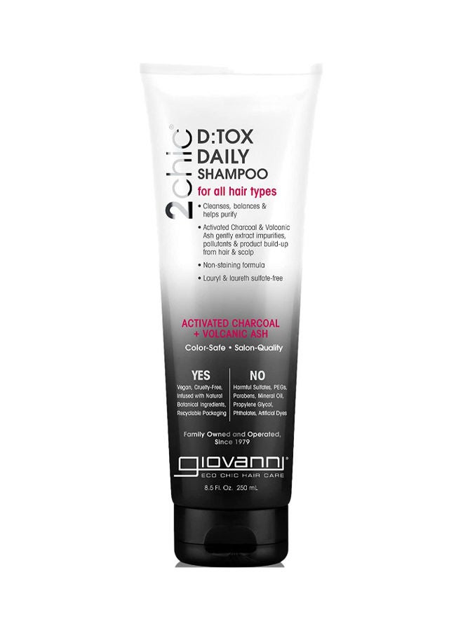 Giovanni - 2 Chic D:tox Daily Shampoo 250ml - Image 1