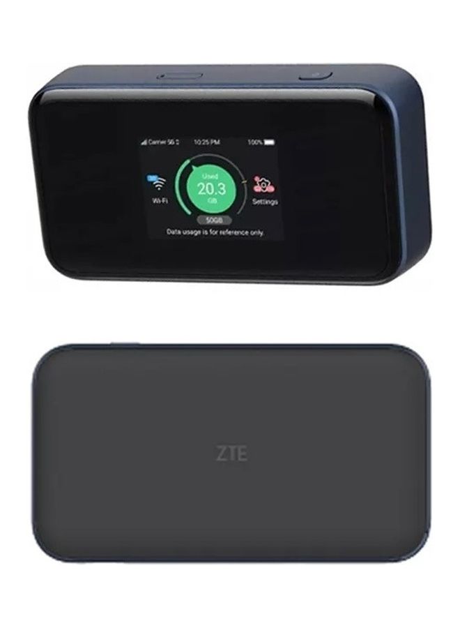 ZTE - MU5002 5G Router VPN With SIM Card Slot Outdoor Black - Image 1