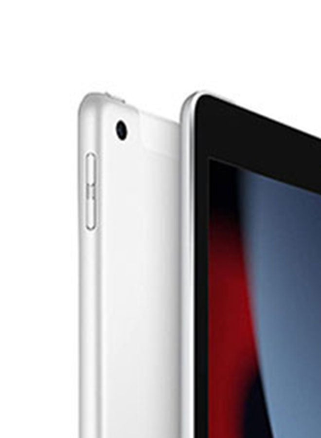 iPad 2021 (9th Generation) 10.2-Inch, 64GB, WiFi, 4G LTE, Silver With Facetime - Middle East Version