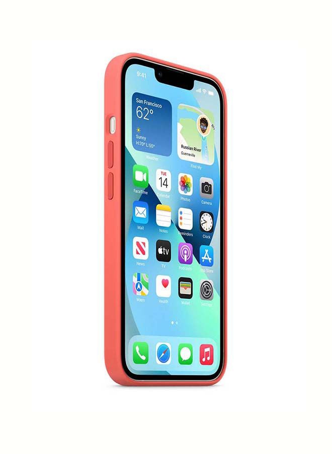 Apple iPhone 13 Silicone Case with MagSafe Pink Pomelo - Image 3