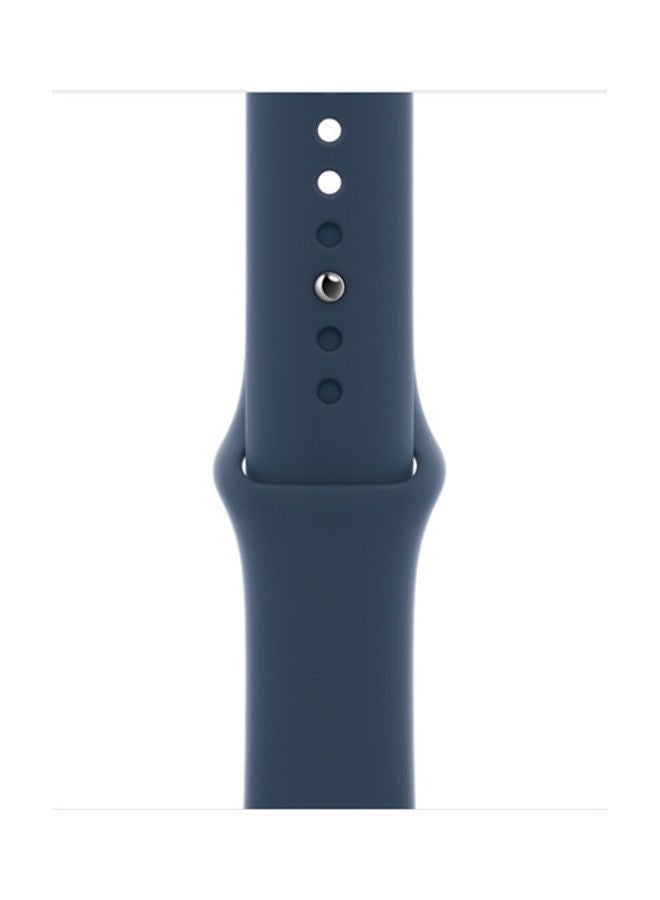 Apple - Watch SE GPS + Cellular 40mm Silver Aluminium Case With Sport Band Abyss Blue - Image 1