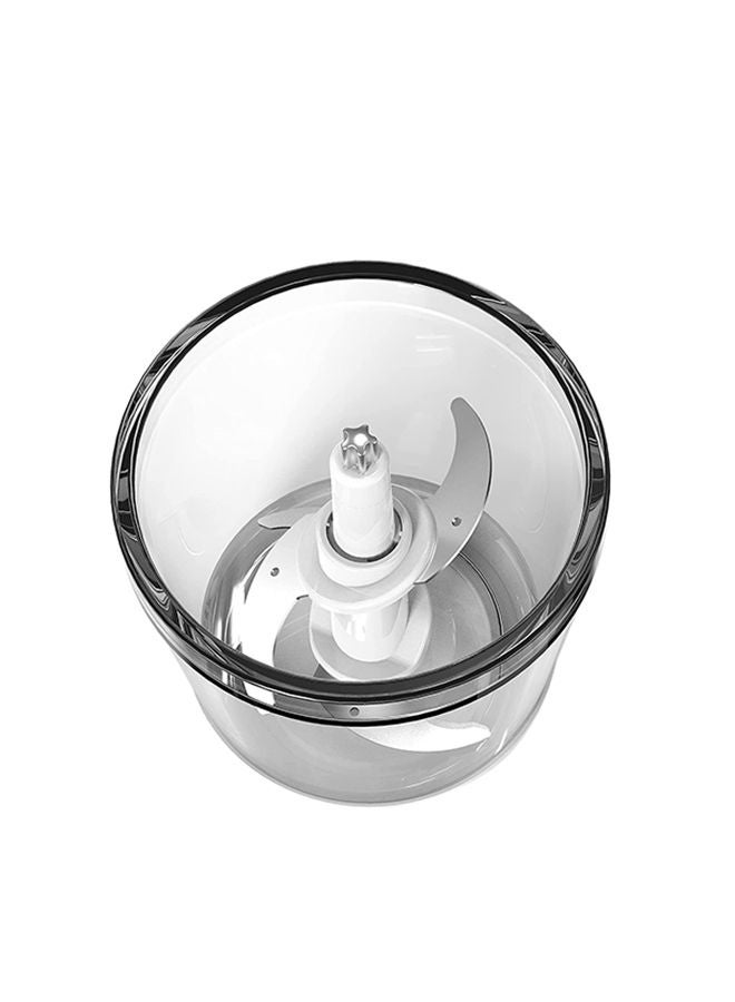 DAEWOO - Chopper With Mincer Grinder Function, With Glass Bowl And Quad Blade, Korean Technology 600.0 ml 500.0 W DFC2050 White - Image 1