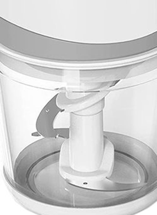DAEWOO - Chopper With Mincer Grinder Function, With Glass Bowl And Quad Blade, Korean Technology 600.0 ml 500.0 W DFC2050 White - Image 1