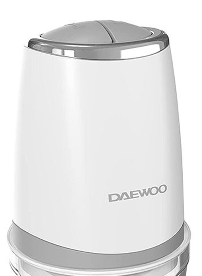 DAEWOO - Chopper With Mincer Grinder Function, With Glass Bowl And Quad Blade, Korean Technology 600.0 ml 500.0 W DFC2050 White - Image 1