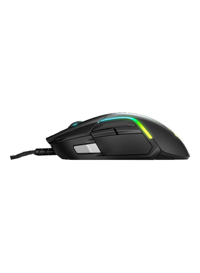 steelseries - SteelSeries Rival 5 - Gaming Mouse – FPS, MOBA, MMO, Battle Royale – 18,000 CPI TrueMove Air Optical Sensor – 9 Programmable Buttons – 85 g Competitive Weight, Black - Image 1