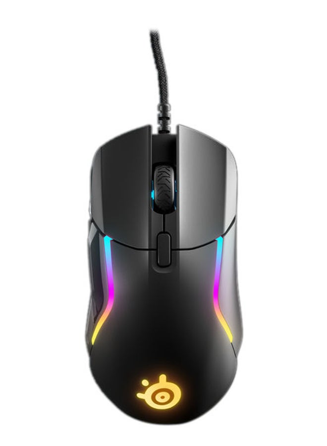 steelseries - SteelSeries Rival 5 - Gaming Mouse – FPS, MOBA, MMO, Battle Royale – 18,000 CPI TrueMove Air Optical Sensor – 9 Programmable Buttons – 85 g Competitive Weight, Black - Image 1