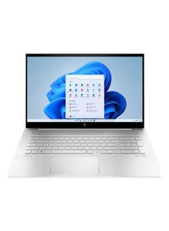 ENVY Laptop 17-ch1035nr With 17.3-Inch Full HD Touch Screen Display, Core i7 1195G7 Processor/16GB RAM/512GB SSD/Intel Iris XE Graphics/Windows 11 Home English Natural Silver Aluminum