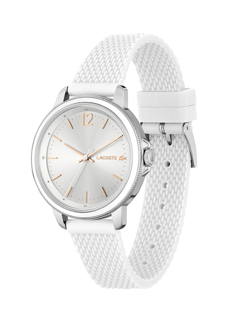LACOSTE Women's Slice  Silver White Dial Watch - 2001197  - Image 3