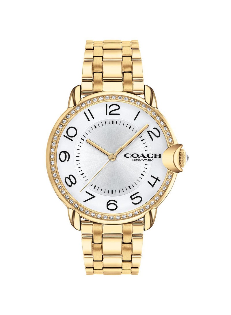 COACH Women's Arden  Silver White Dial Watch - 14503810  - Image 1